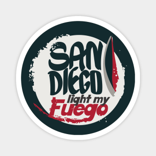 San Diego light my fuego (light) Magnet